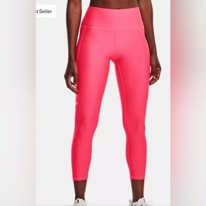 NWT Under Armour Hot Pink High Rise Compression Ankle Workout Legging Medium